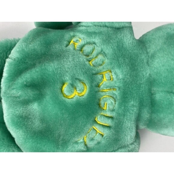 Vintage A-Rod Bear Salvino’s Big Bammers #3 Alex Rodriguez 15” Green Plush Bear - Picture 7 of 9